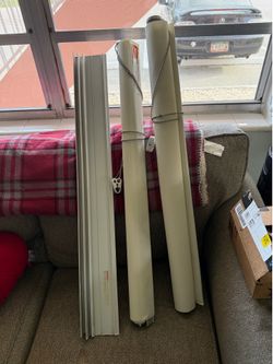 Roll up/Down Window Shades with Hardware.