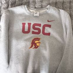 Nike USC Trojans grey crewneck sweatshirt Size L