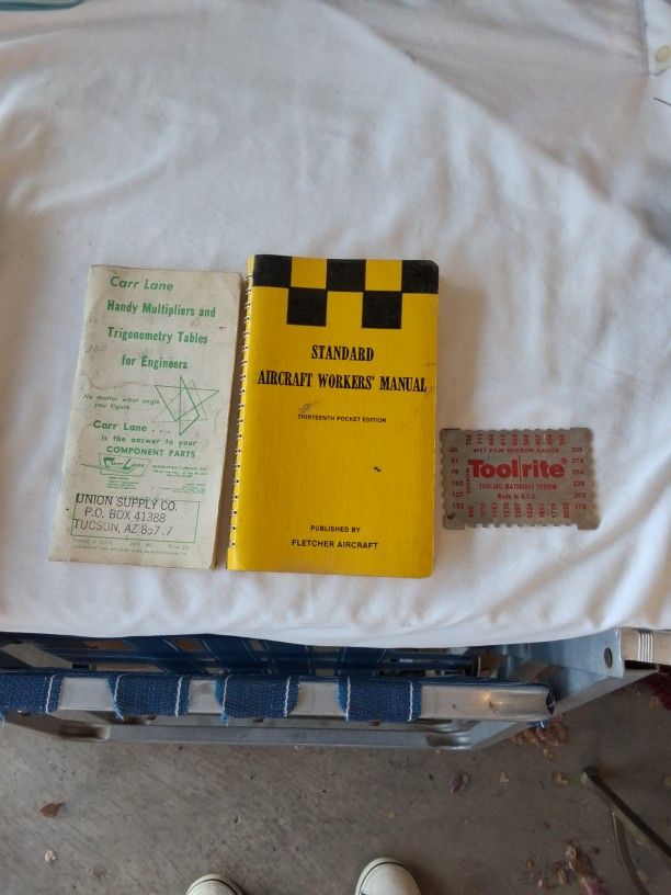 LOT OF 3 Toolmaker's Books and Stuff