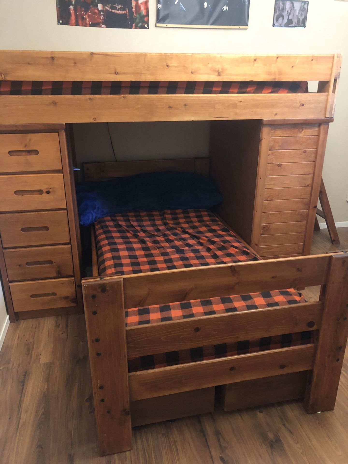 Bunk Bed Set with desk