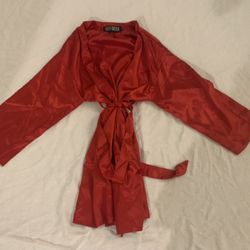 Sweet Glitter Silk Robe 👘 