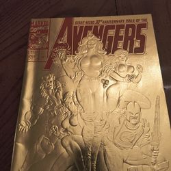 Marvel Avengers Gold Cover 1993