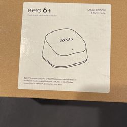 Eero 6+ Dual Band Mesh WiFi 6 Router