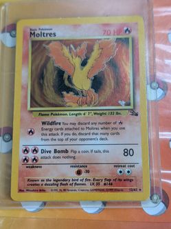 Pokemon Cards--Moltres Holographic