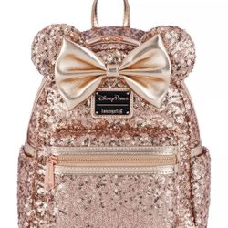 Rose Gold Sequin Loungefly 
