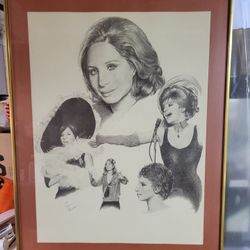 Barbara Streisand Framed Picture