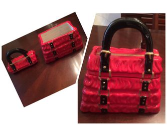 Christmas porcelain handbag