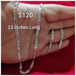 925 Sterling Silver Chains/Cadenas De Plata 925