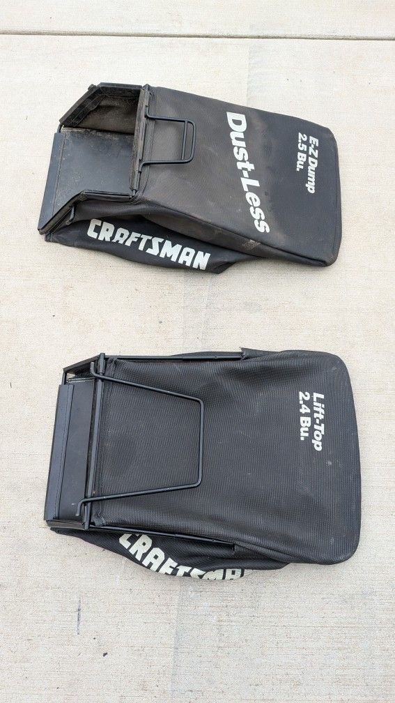Craftsman lawnmower bags. $10 each. 