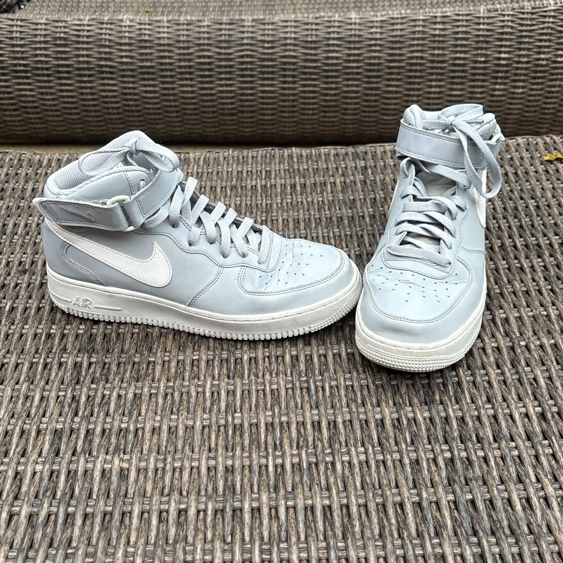 Nike Sportswear Air Force Grey Wolf Nike Air Force Mid Mens Size