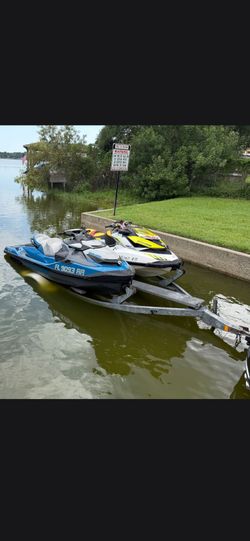 2020 GTX 230 AND 2016 RXPX 300, BOTH RUN PERFECT, TRAILER, WATER READY