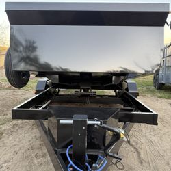 New 8x2x14 Scissor Lift HEAVY DUTY Hydraulic Dump Trailer Fully Loaded ☘️🔥