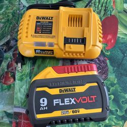 Dewalt 9ah Battery And Charger 