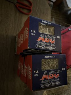 8 white trim nail box