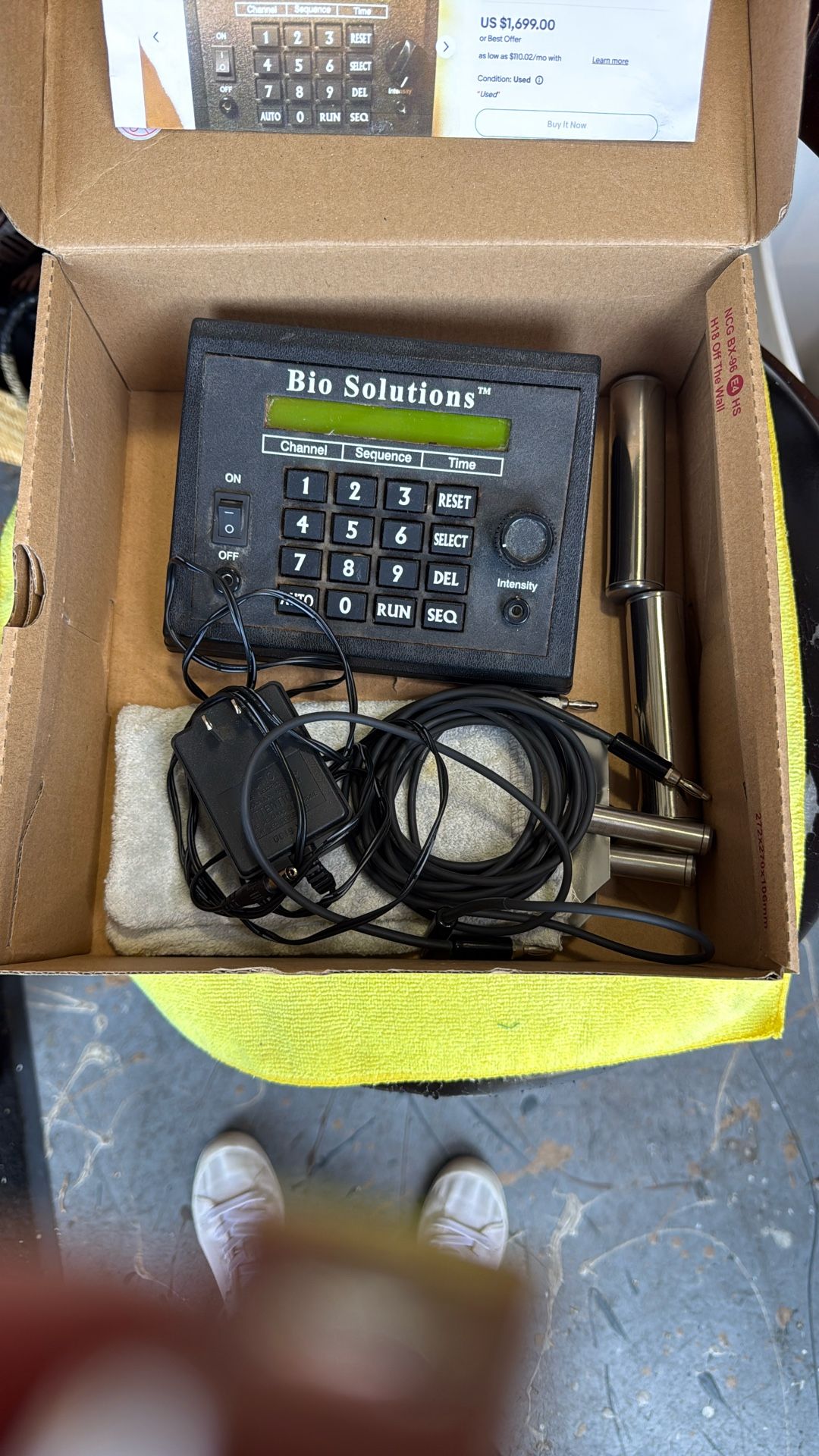 Bio Solutions Frequency Resonant Machine