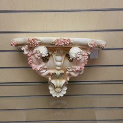Decorative Shelf / Mantel with Angels - $19.99 ( NEW ) resin