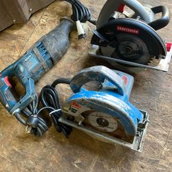 BOSCH ,CRAFTMAN AND SKILSAW  