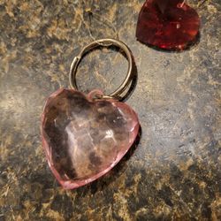Heart jewel key chain 