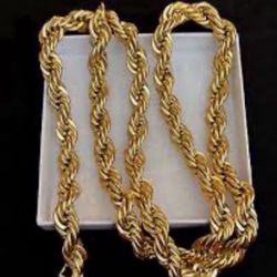 Gold Plated Chain 30”