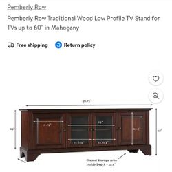 Tv Stand Mahgonay 