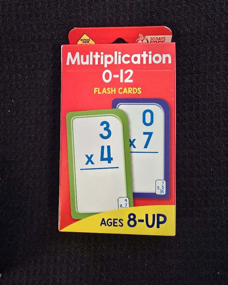 Educational / MULTIPLICATION FLASH CARDS *NEW*
