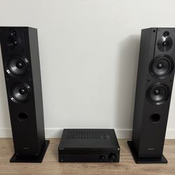 Sony SSCS3 Tower Speakers + STRDH590 A/V Receiver 