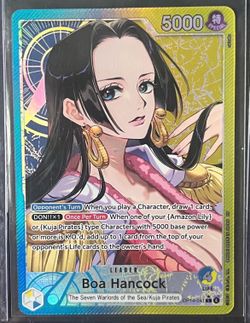 Boa Hancock op14 alt art leader one piece tcg