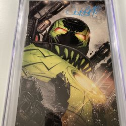 Venom #28 CGC 9.8 BTC Variant Signed Jonboy Meyers