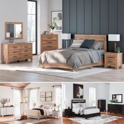 NEW BEDROOM FURNITURE SET - SPECIAL FINANCING AVAILABLE- BED MATTRESS SECTIONAL SOFA DINING ROOM AND MORE 