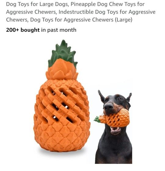 New Pineapple Dog Toy For Large Dogs