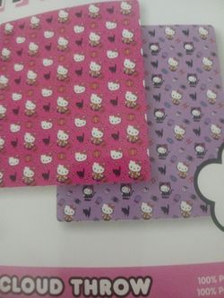 Halloween Hello Kitty 2pk Plush Blankets