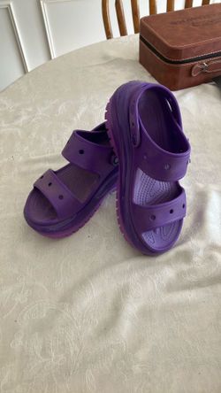Crocs Classic Mega Crush Platform Sandals Wedge