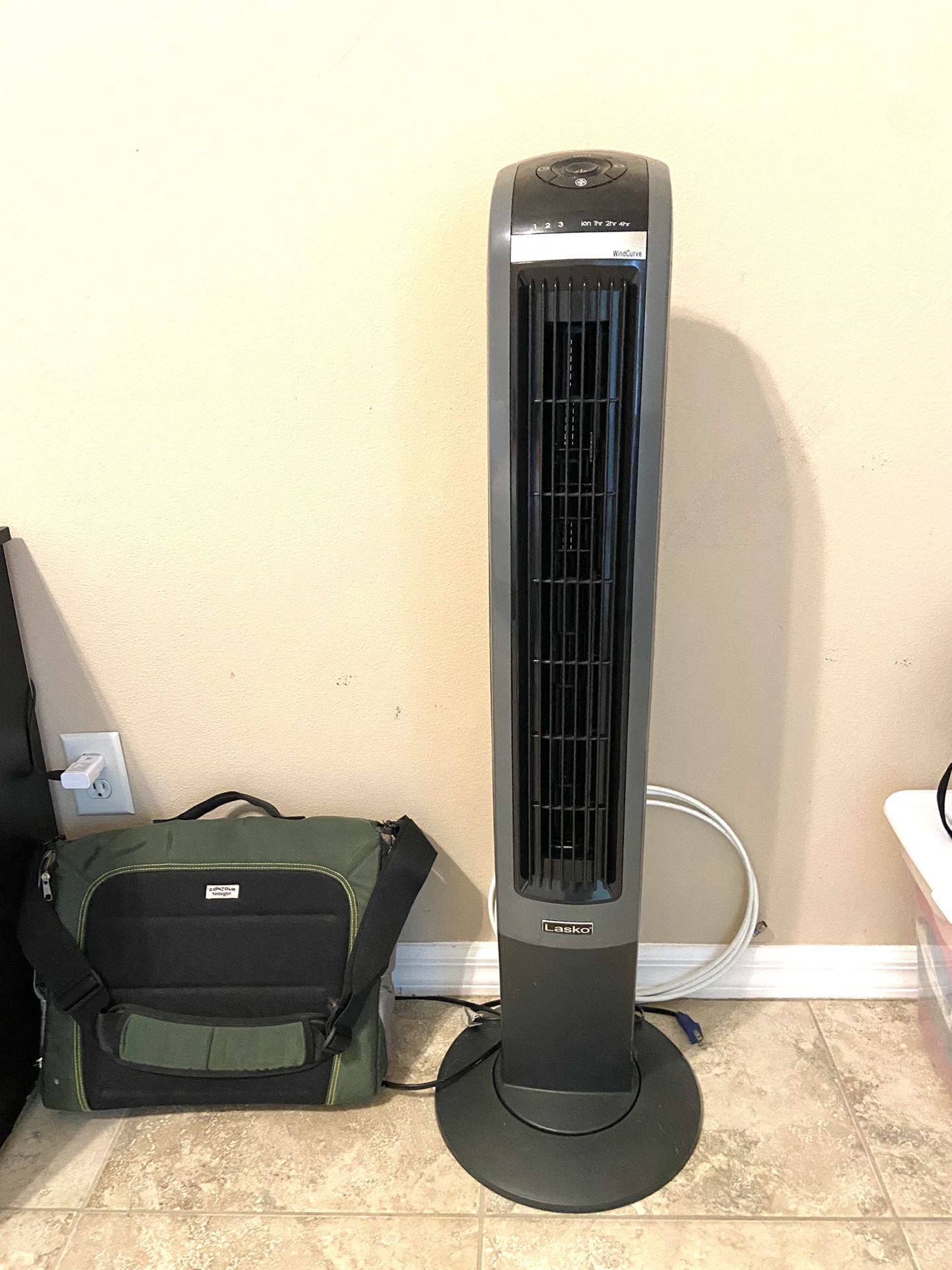 Lasko Portable Electric 42" Oscillating Tower Fan with Fresh Air Ionizer, Timer and Remote Control for Indoor, Bedroom and Home Office Use