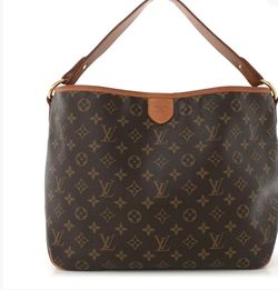 Louis Vuitton Delightful Shoulder Bag PM Brown Leather