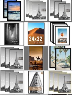 Large Picture Frames Multi-Size Variety