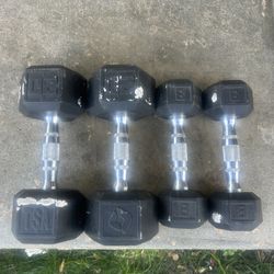 Rubber Dumbbells 