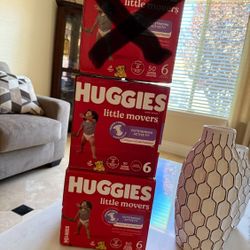 Huggies Little Movers Size 6 $22 Each