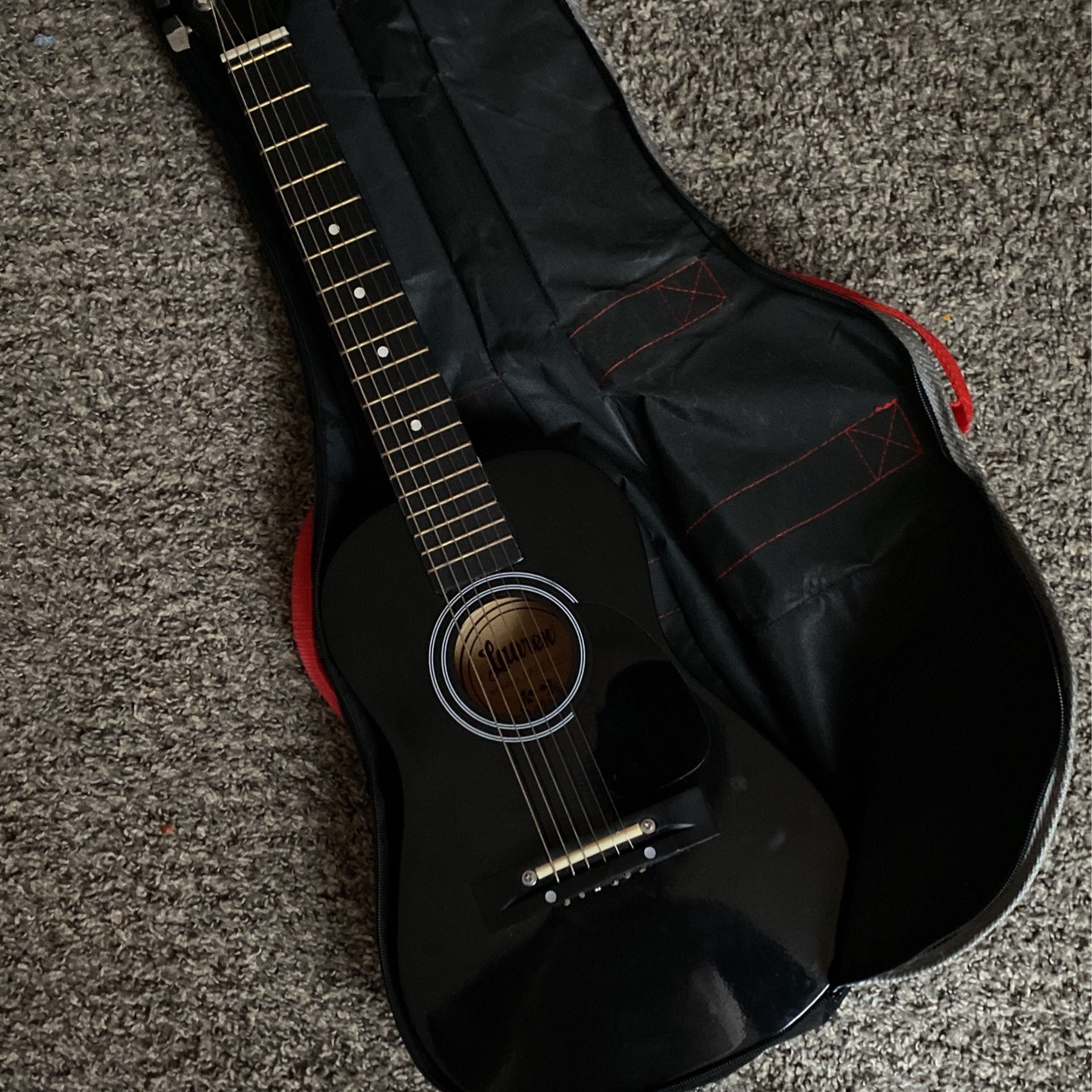 Lauren Guitar (black) (kids sized)