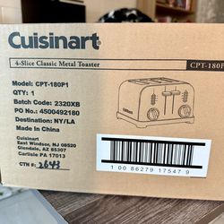 Cuisinart 4 Slice Classic Metal Toaster