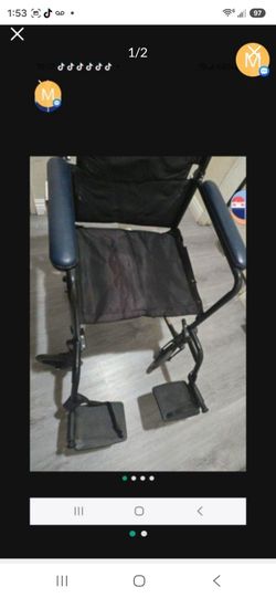 Lightweight transporter. Wheelchair