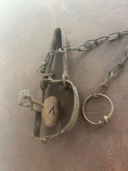 Antique Iron trap 