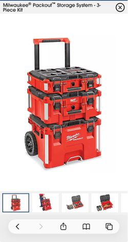 Milwaukee Packout 3 Piece Starter Set