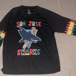 San Jose Sharks NHL Limited Edition Juneteenth Jersey Adult Mens XL New 