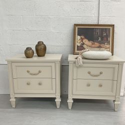 Beautiful Restored Nightstand Set 