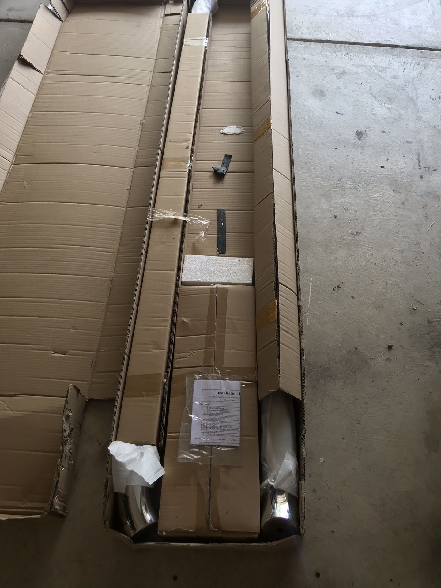 Brand New 3” Nerf Bars 07-15 Silverado/Sierra Crew Cab