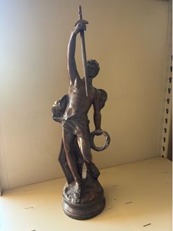 Bronze statue