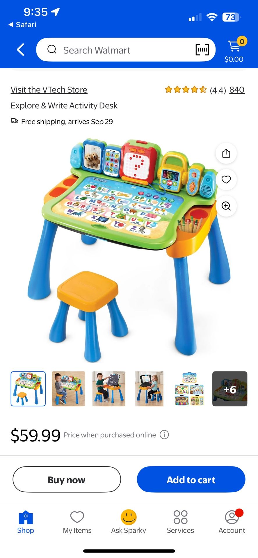 Explore & Write Activity Desk
