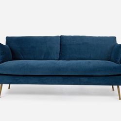 Albany Park Velvet Sofa 72”