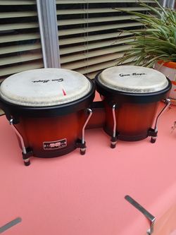 Gon Bops Fiesta Series Bongo Drums - Cherry Sunburst Wood