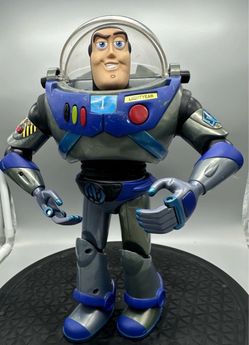 Hasbro Search & Rescue Buzz Lightyear Toy Story 2001 Blue Gray RARE